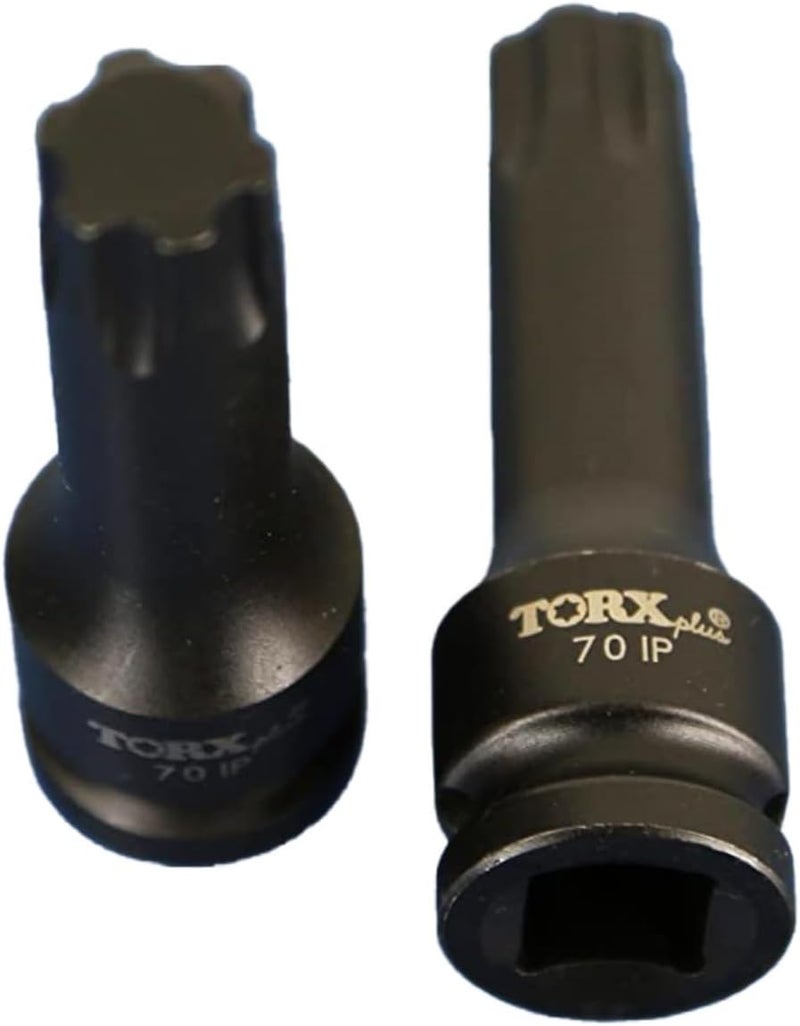 T-MAX مجموعة مفاتيح تأثير توركس بلس 9 قطع بطول 3 بوصات 6 نقاط سوداء - Image 3